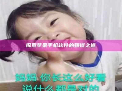 吕梁探索苹果手机软件的赚钱之道